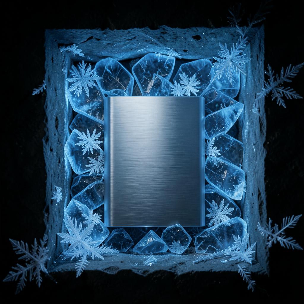 Concept art for The Cold Wallet, a Meridian artifact