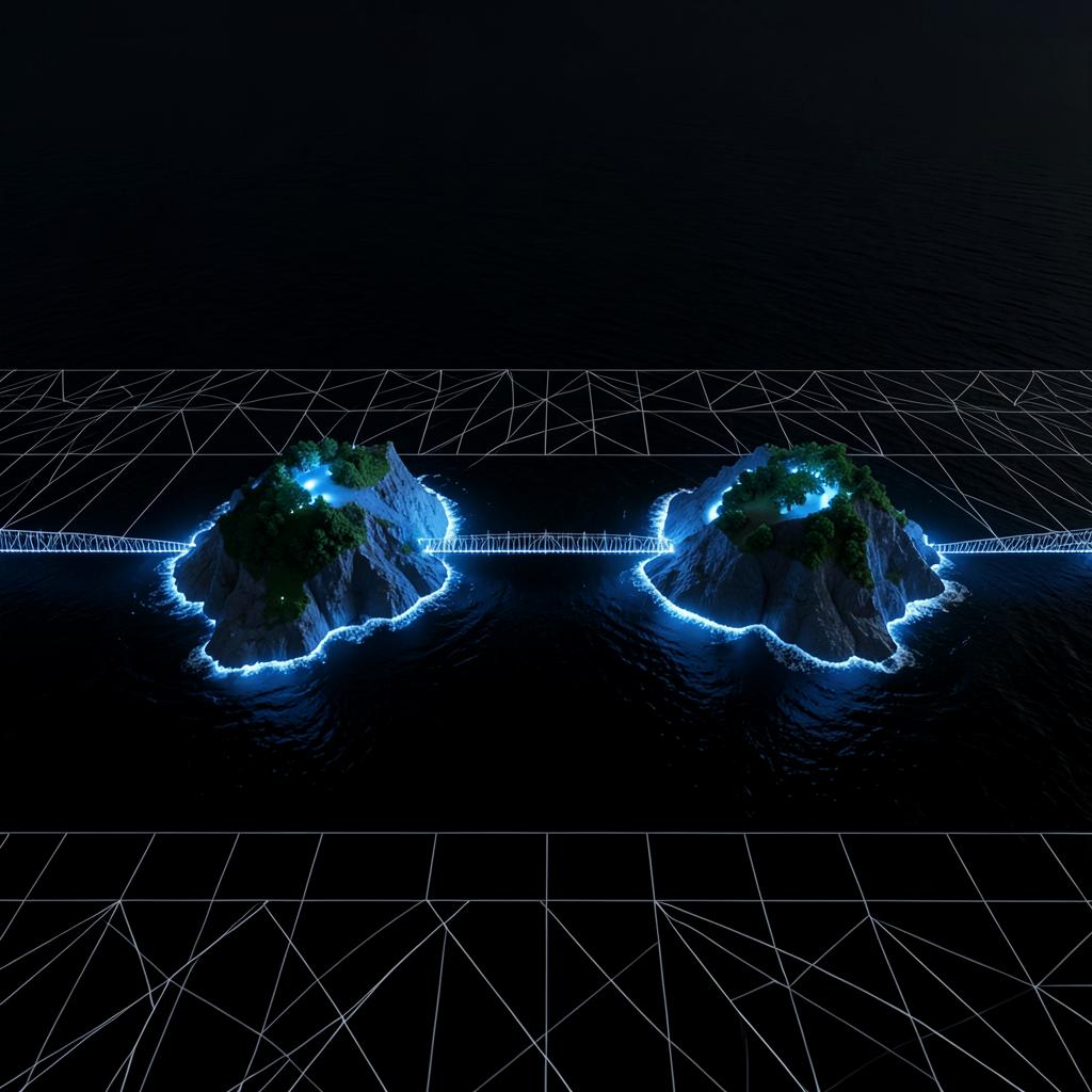 Concept art for The Sidechain, a Meridian artifact