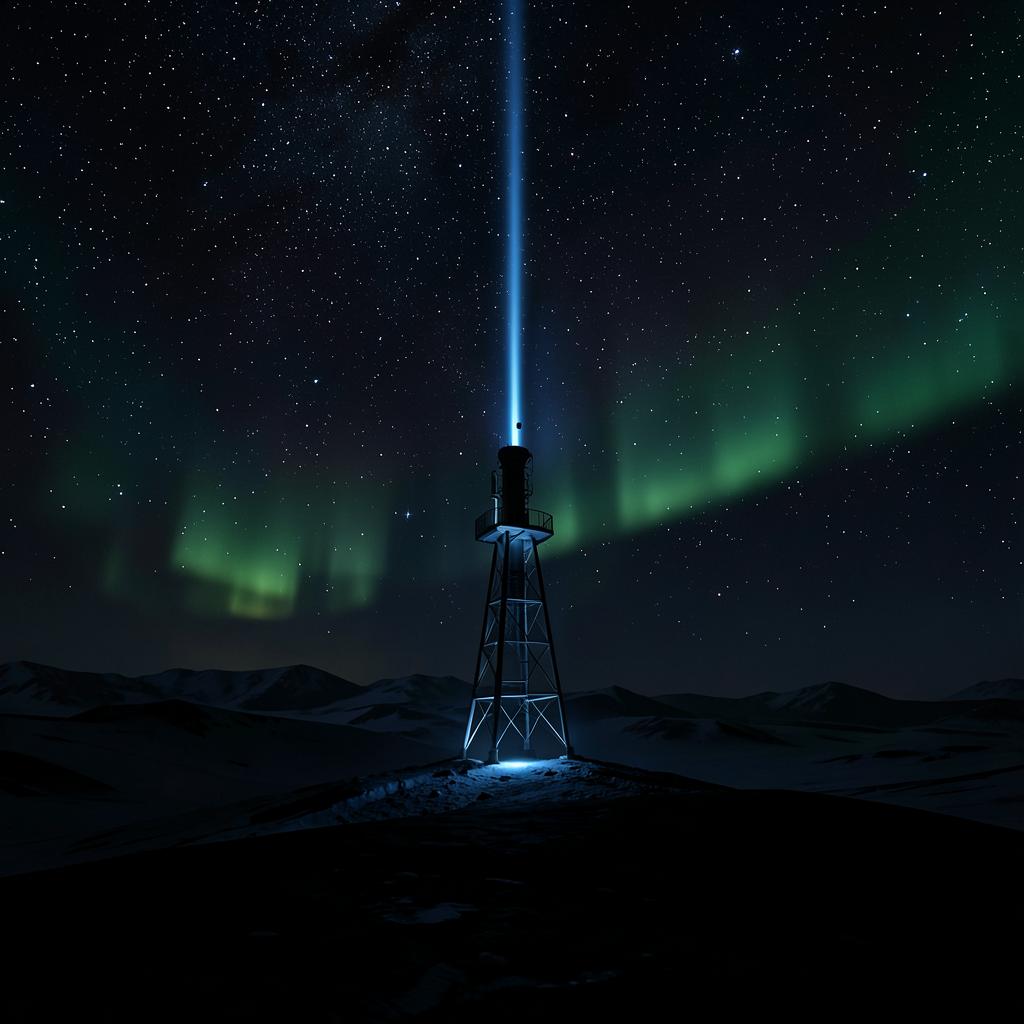 Concept art for The Signal, a Meridian artifact