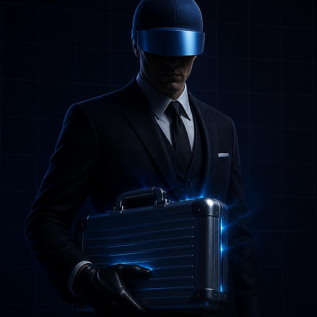 Concept art for The Treasury Man, a Meridian artifact